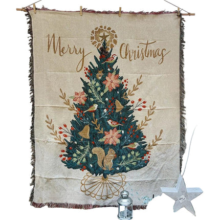 Cozy Christmas Blanket with Nutcracker & Stars Pattern | Soft Fleece for Warmth and Comfort 8