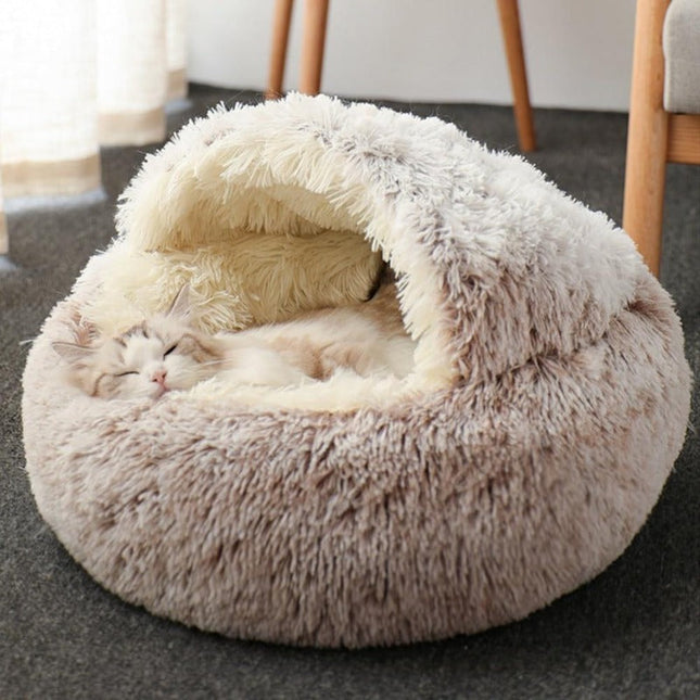 Cozy Collection | Cat Cave Bed with Plush Fabric & Ergonomic Design | Secure Retreat for Comfort and Serenity 1
