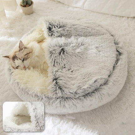 Cozy Collection | Cat Cave Bed with Plush Fabric & Ergonomic Design | Secure Retreat for Comfort and Serenity 10