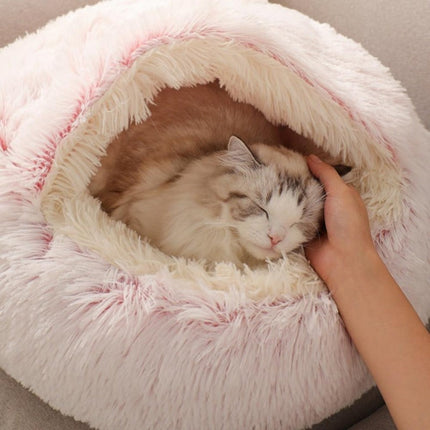 Cozy Collection | Cat Cave Bed with Plush Fabric & Ergonomic Design | Secure Retreat for Comfort and Serenity 4