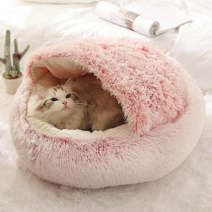 Cozy Collection | Cat Cave Bed with Plush Fabric & Ergonomic Design | Secure Retreat for Comfort and Serenity 5