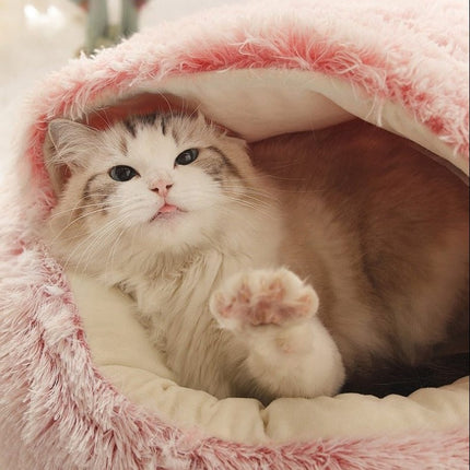 Cozy Collection | Cat Cave Bed with Plush Fabric & Ergonomic Design | Secure Retreat for Comfort and Serenity 6