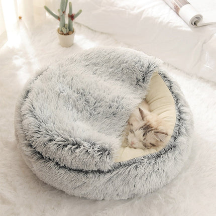 Cozy Collection | Cat Cave Bed with Plush Fabric & Ergonomic Design | Secure Retreat for Comfort and Serenity 8