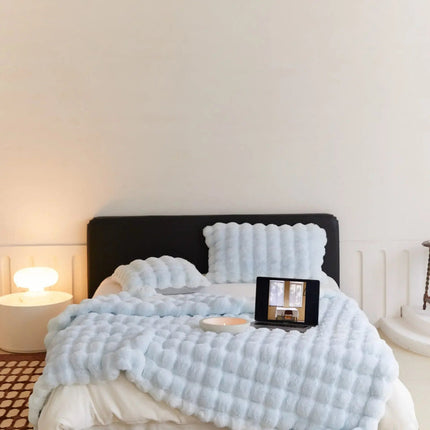 Cozy Collection | Fleece Blanket with Reversible Plush & Smooth Textures | Year-Round Comfort for All Seasons 9