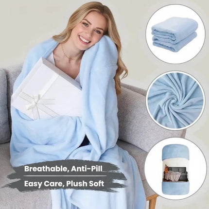 Cozy Collection | Wearable Blanket Hoodie with Soft Flannel Design | Comfy Layer for Home and Travel 2