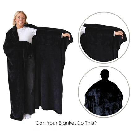 Cozy Collection | Wearable Blanket Hoodie with Soft Flannel Design | Comfy Layer for Home and Travel 5