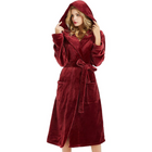 Cozy Collection | Women's Fleece Bathrobe with Hood & Pockets | Ultimate Warmth for Relaxation 0