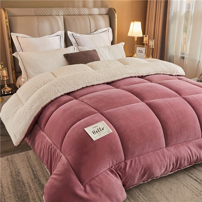 Cozy Comfort Blanket | Three-Layer Soft Bedspread with Excellent Thermal Insulation | Reversible Design for Ultimate Warmth 0