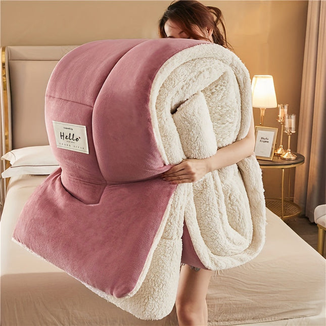 Cozy Comfort Blanket | Three-Layer Soft Bedspread with Excellent Thermal Insulation | Reversible Design for Ultimate Warmth 1