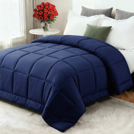Cozy Comfort | All-Season Down Comforter with Ultra-Soft Fiberfill | Breathable Design for Year-Round Sleep 14