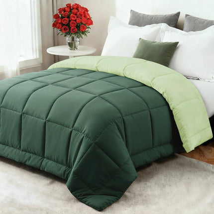 Cozy Comfort | All-Season Down Comforter with Ultra-Soft Fiberfill | Breathable Design for Year-Round Sleep 16