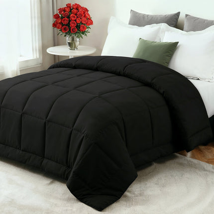 Cozy Comfort | All-Season Down Comforter with Ultra-Soft Fiberfill | Breathable Design for Year-Round Sleep 2