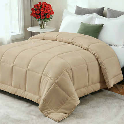 Cozy Comfort | All-Season Down Comforter with Ultra-Soft Fiberfill | Breathable Design for Year-Round Sleep 7