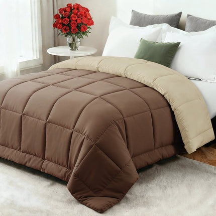 Cozy Comfort | All-Season Down Comforter with Ultra-Soft Fiberfill | Breathable Design for Year-Round Sleep 8