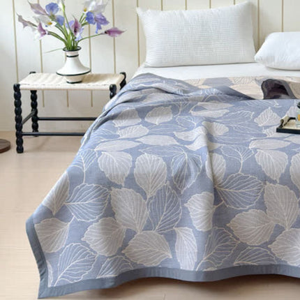 Cozy Comfort | Mulberry Leaf Cotton Blanket with Triple Gauze Layers | Lightweight Design for All-Season Use 2