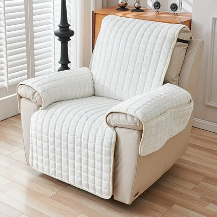 Cozy Comfort | Recliner Cover with Plush Texture & Arm Protection | Stretchable Fit for Ultimate Furniture Defense 10