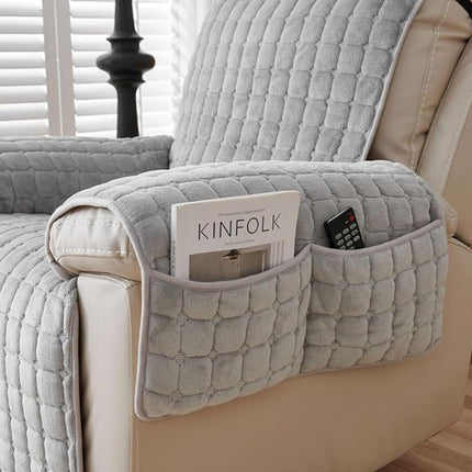 Cozy Comfort | Recliner Cover with Plush Texture & Arm Protection | Stretchable Fit for Ultimate Furniture Defense 3