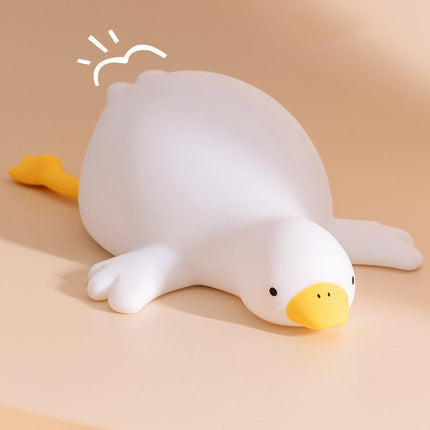 Cozy Companion | Big White Goose LED Night Light with Soft Glow | Child-Safe Design for Comfort 4