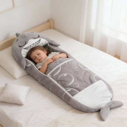 Cozy Critters | Kids Sleeping Bag with Animal Design & Pillow | Fun Comfort for Sleepovers 5
