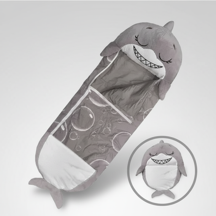 Cozy Critters | Kids Sleeping Bag with Animal Design & Pillow | Fun Comfort for Sleepovers 8