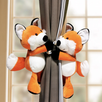 Cozy Critters | Plush Animal Curtain Tiebacks for Kids Room with Soft Fabric | Fun Decor for Imaginative Spaces 4
