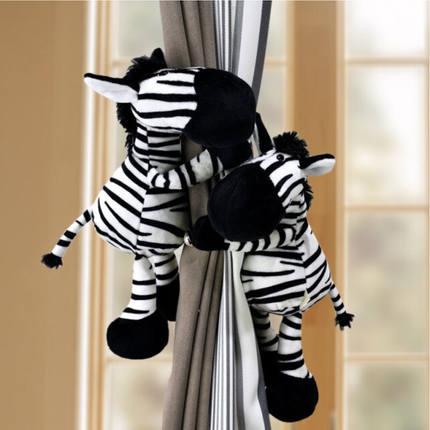 Cozy Critters | Plush Animal Curtain Tiebacks for Kids Room with Soft Fabric | Fun Decor for Imaginative Spaces 6