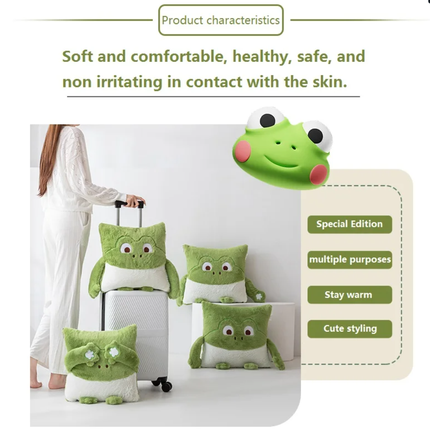 Cozy Dreams | Mini Monster Quilted Pillow Blanket with Soft Fabric | Versatile Comfort for Kids 5
