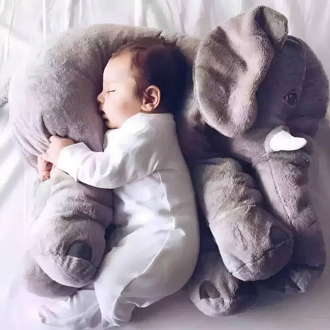 Cozy Elephant | Infant Cuddle Pillow with Supportive Backrest | Plush Comfort for Sleep and Play 0