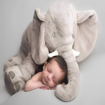 Cozy Elephant | Infant Cuddle Pillow with Supportive Backrest | Plush Comfort for Sleep and Play 2