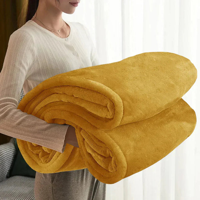 Cozy Fleece Blanket | Extra Soft Plush Material for Year-Round Comfort 0