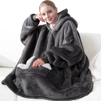 Cozy Giant | Oversized Hoodie Blanket with Soft Fleece Design | Wearable Comfort for Ultimate Relaxation 6