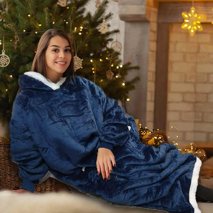 Cozy Giant | Oversized Hoodie Blanket with Soft Fleece Design | Wearable Comfort for Ultimate Relaxation 7