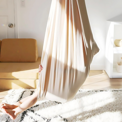 Cozy Hammock Swing | Soft Fabric Sensory Swing for Kids' Relaxation and Play 5