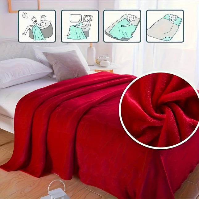 Cozy Haven | Luxury Flannel Blanket with Breathable Fabric | All-Season Comfort for Home and Outdoors 0