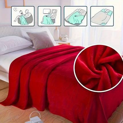 Cozy Haven | Luxury Flannel Blanket with Breathable Fabric | All-Season Comfort for Home and Outdoors 1