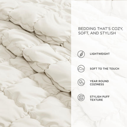 Cozy Haven | Plush Comforter Set with Soft Microfiber Design | All-Season Bedding for Ultimate Comfort 6