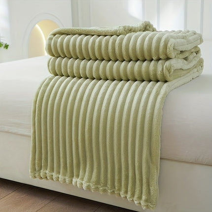Cozy Haven | Soft Plush Blanket with Rib Pattern for Ultimate Warmth | Stylish Comfort for Chilly Evenings 5
