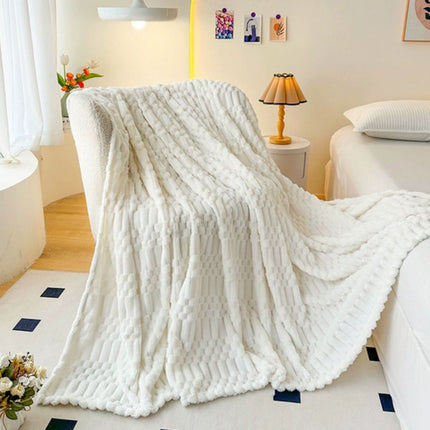 Cozy Haven | Throw Blanket with Ultra Soft Microfiber & Pebble Texture | Versatile Design for Year-Round Comfort 2