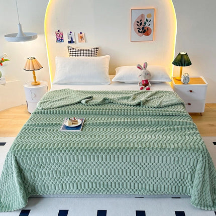 Cozy Haven | Throw Blanket with Ultra Soft Microfiber & Pebble Texture | Versatile Design for Year-Round Comfort 6