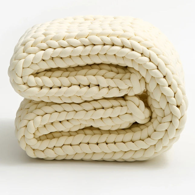 Cozy Home | Chunky Knit Throw Blanket with Exceptional Softness | Stylish Accent for Warm Evenings 1