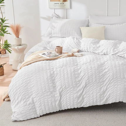 Cozy Home | Microfiber Duvet Cover Set with Zipper Closure & Corner Ties | Soft Breathable Bedding for Comfortable Sleep 0