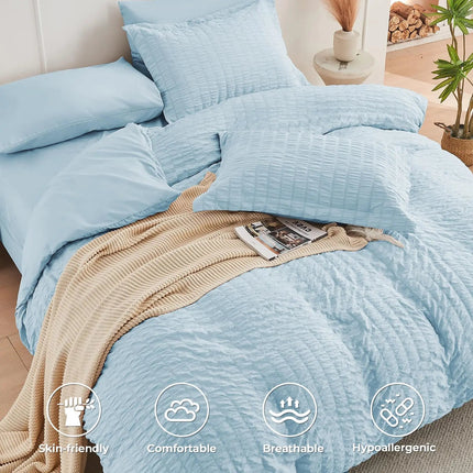 Cozy Home | Microfiber Duvet Cover Set with Zipper Closure & Corner Ties | Soft Breathable Bedding for Comfortable Sleep 2