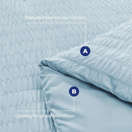 Cozy Home | Microfiber Duvet Cover Set with Zipper Closure & Corner Ties | Soft Breathable Bedding for Comfortable Sleep 3
