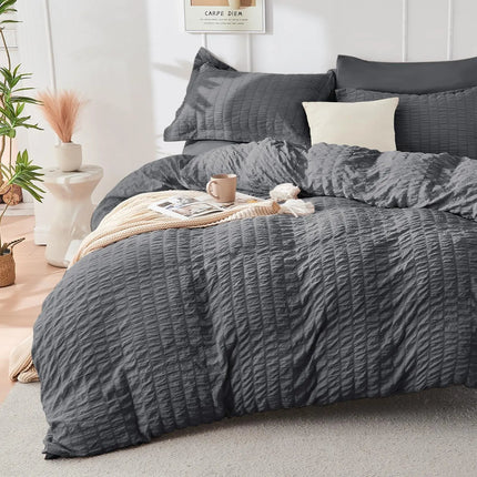 Cozy Home | Microfiber Duvet Cover Set with Zipper Closure & Corner Ties | Soft Breathable Bedding for Comfortable Sleep 8