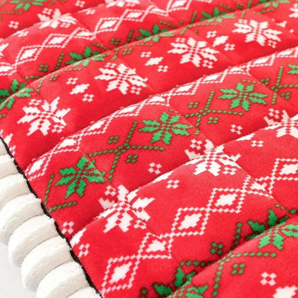 Cozy Home | Sofa Slipcover with Thickened Pet-Friendly Fabric | Festive Snowflake Design for Year-Round Comfort 10
