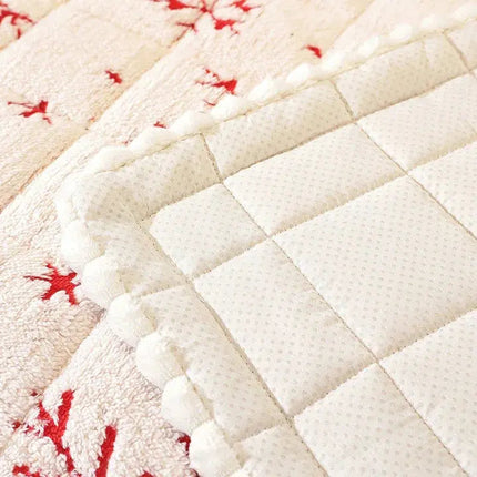 Cozy Home | Sofa Slipcover with Thickened Pet-Friendly Fabric | Festive Snowflake Design for Year-Round Comfort 6