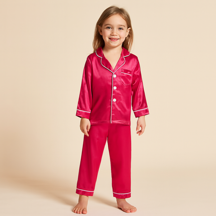Cozy Kids Pajama Set | Button Top & Pants Sleepwear for Easy Bedtime 3