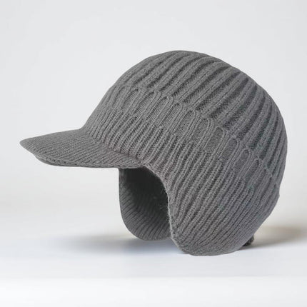 Cozy Knit Beanie | Winter Hat with Visor & Ear Flaps for Ultimate Warmth 2