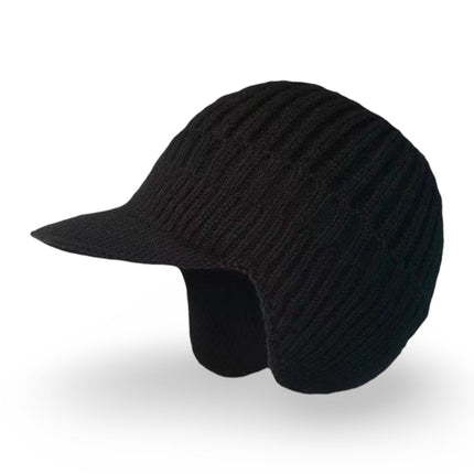 Cozy Knit Beanie | Winter Hat with Visor & Ear Flaps for Ultimate Warmth 6