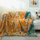 Cozy Luxe Cotton Blanket | Elegant Boho Jacquard Throw for Year-Round Comfort 0
